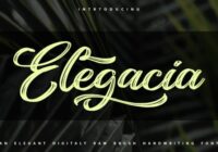 Elegacia Font - Featured Image