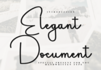 Elegant Document Font - Featured Image