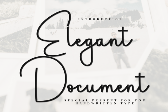Elegant Document Font - Featured Image