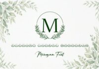 Elegant Floral Monogram Font - Featured Image