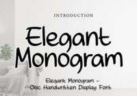 Elegant Monogram Font - Featured Image