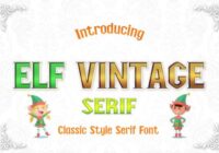 Elf Vintage Font - Featured Image