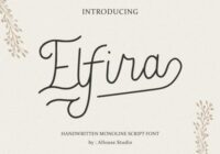 Elfira Font - Featured Image