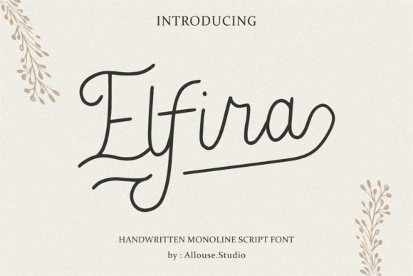 Elfira Font - Featured Image