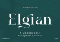 Elgian Font - Featured Image
