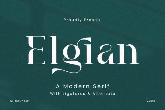 Elgian Font - Featured Image