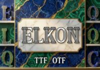 Elkon Font - Featured Image