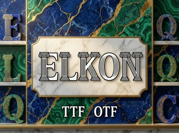 Elkon Font - Featured Image