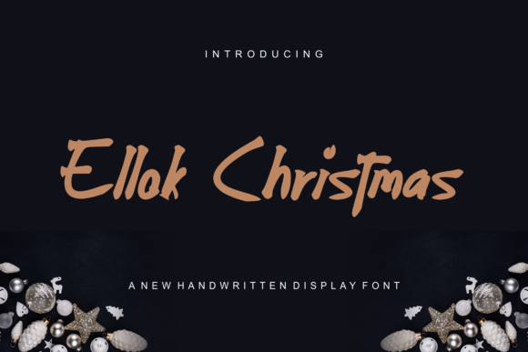 Ellok Christmas Font - Featured Image