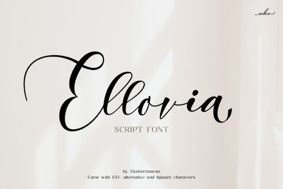 Ellovia Font - Featured Image