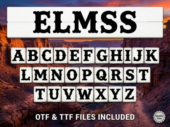 Elmss Font - Featured Image