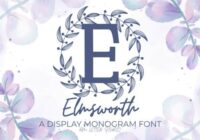 Elmsworth Monogram Font - Featured Image