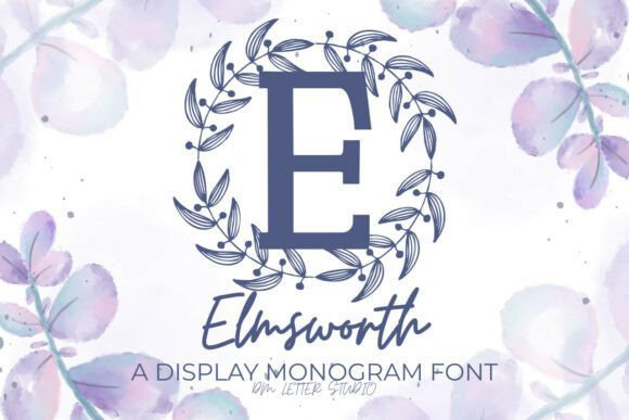 Elmsworth Monogram Font - Featured Image