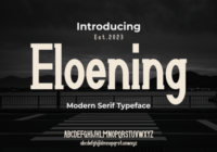 Eloening Font - Featured Image