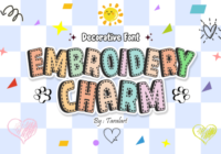 Embroiderycharm Regular Font - Featured Image