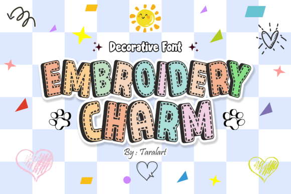 Embroiderycharm Regular Font - Featured Image