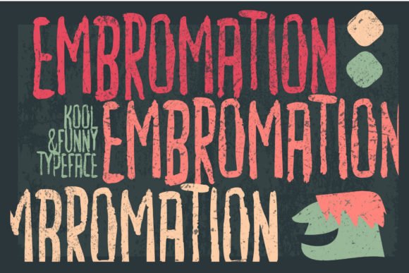 Embromation Font - Featured Image