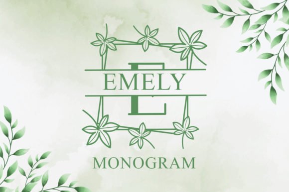 Emely Monogram Font - Featured Image