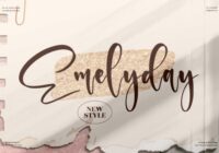 Emelyday Font - Featured Image