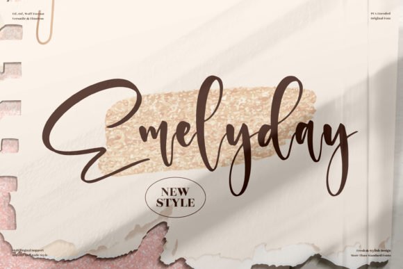 Emelyday Font - Featured Image