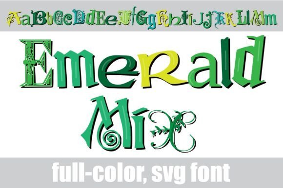 Emerald Mix Font - Featured Image