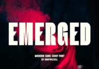 Emerged Font - Featured Image