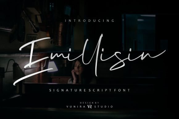 Emillisin Font - Featured Image