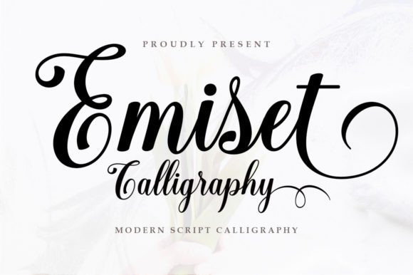 Emiset Calligraphy Font - Featured Image