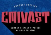 Emivast Font - Featured Image