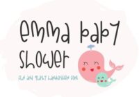 Emma Baby Shower Font - Featured Image