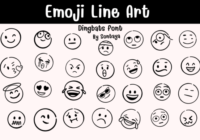 Emoji Line Art Font - Featured Image