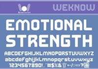 Emotional Strength Font - Featured Image