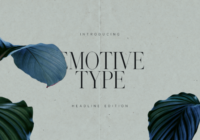 Emotive Type Font - Featured Image