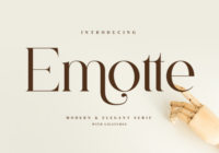 Emotte Font - Featured Image