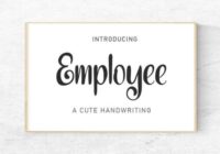 Employee Font - Featured Image