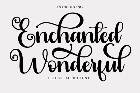 Enchanted Wonderful Font - Featured Image