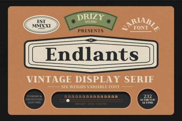 Endlants Font - Featured Image