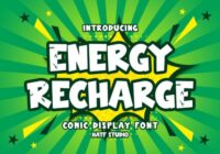Energy Recharge Font - Featured Image