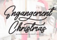 Engangement Christmas Font - Featured Image