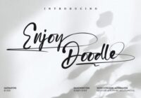 Enjoy Doodle Font - Featured Image
