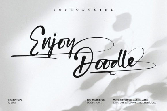 Enjoy Doodle Font - Featured Image