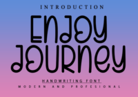 Enjoy Journey Font - Featured Image