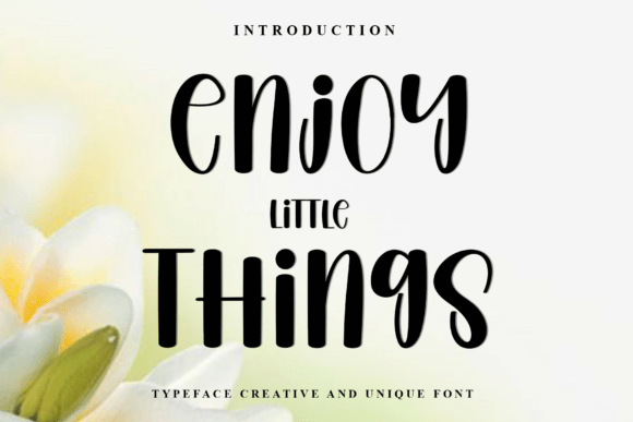 Enjoy Little Things Font - Featured Image