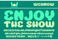 Enjoy the Show Font - Featured Image