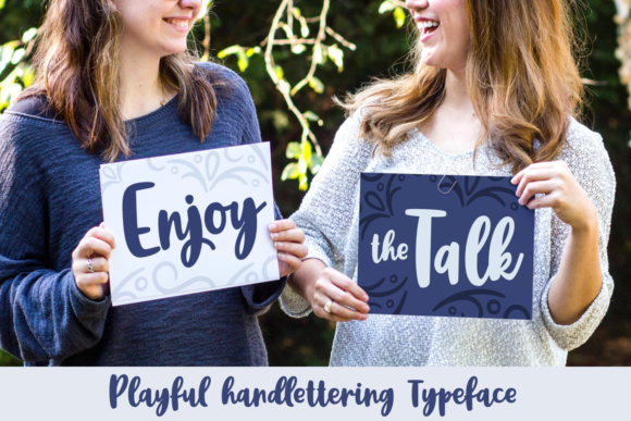 Enjoy the Talk Font - Featured Image