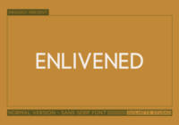 Enlivened Font - Featured Image