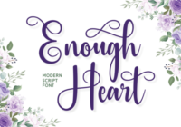 Enough Heart Font - Featured Image