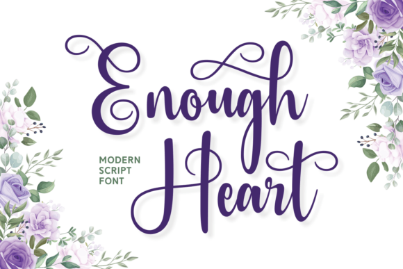 Enough Heart Font - Featured Image
