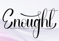 Enought Font - Featured Image