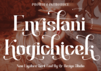 Enristani Kogichicek Font - Featured Image